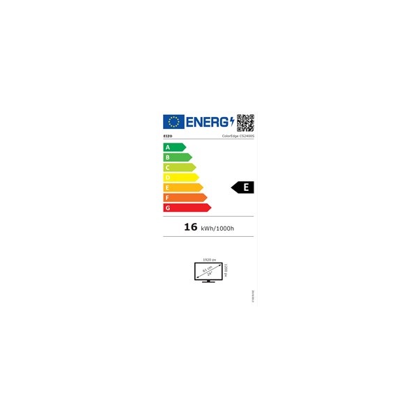 Eizo 24" CS2400S "CS" WUXGA IPS USB-C/DP/HDMI fekete monitor