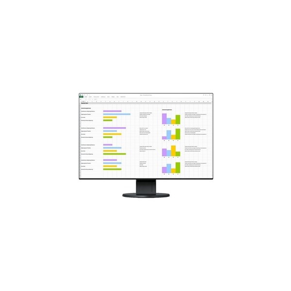 Eizo 24" EV2456-BK EcoView Ultra-Slim WUXGA IPS DP/HDMI/DVI-D/VGA/USB fekete monitor