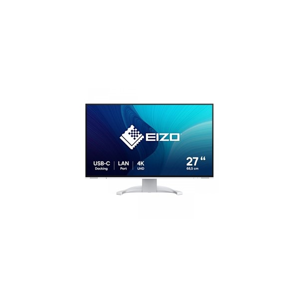 Eizo 27" EV2740X-WT EcoView 4K UHD IPS DP/HDMI/USB/USB-C/LAN fehér monitor