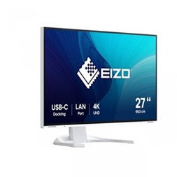 Eizo 27" EV2740X-WT EcoView 4K UHD IPS DP/HDMI/USB/USB-C/LAN fehér monitor