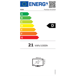 Eizo 32" EV3240X-WT EcoView 4K UHD IPS DP/HDMI/USB/USB-C/LAN fehér monitor