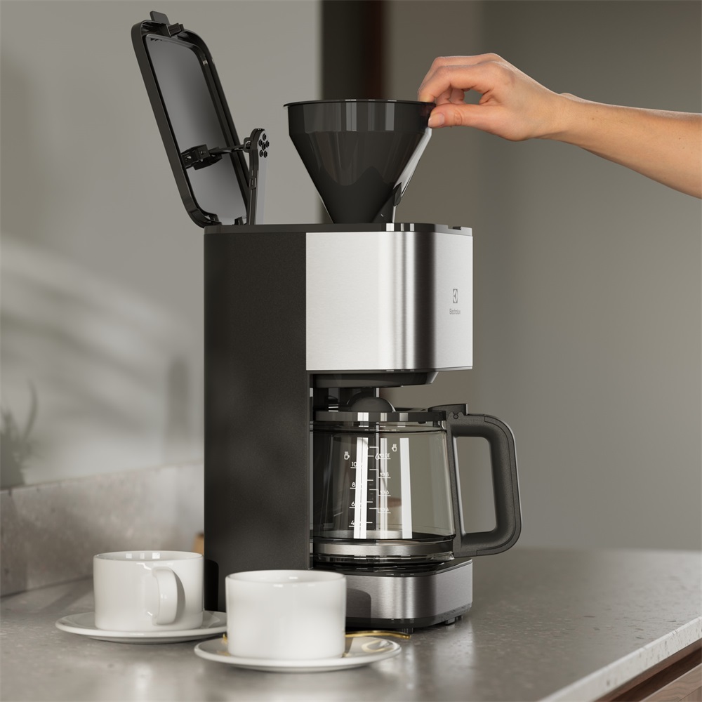 Electrolux E3CM1-3ST Create 3 rozsdamentes acél 10 személyes filteres kávéfőző