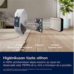 Electrolux EB31C1DB Clean 300 porzsákos porszívó