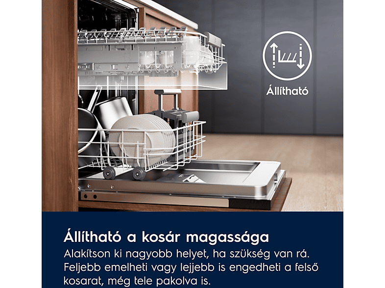 Electrolux EEC87400W , programok száma: 8, beépíthető, 14 terítékes mosogatógép 
