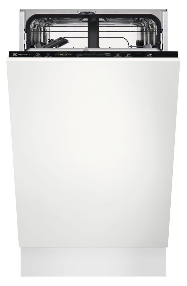 Electrolux EES42210L fekete, programok száma: 8, keskeny beépíthető, 9 terítékes mosogatógép 
