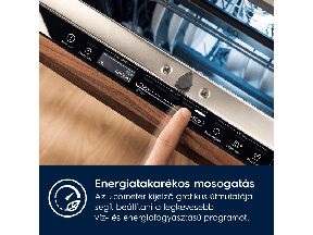 Electrolux EES48400L inox, programok száma: 8, beépíthető, 14 terítékes mosogatógép 