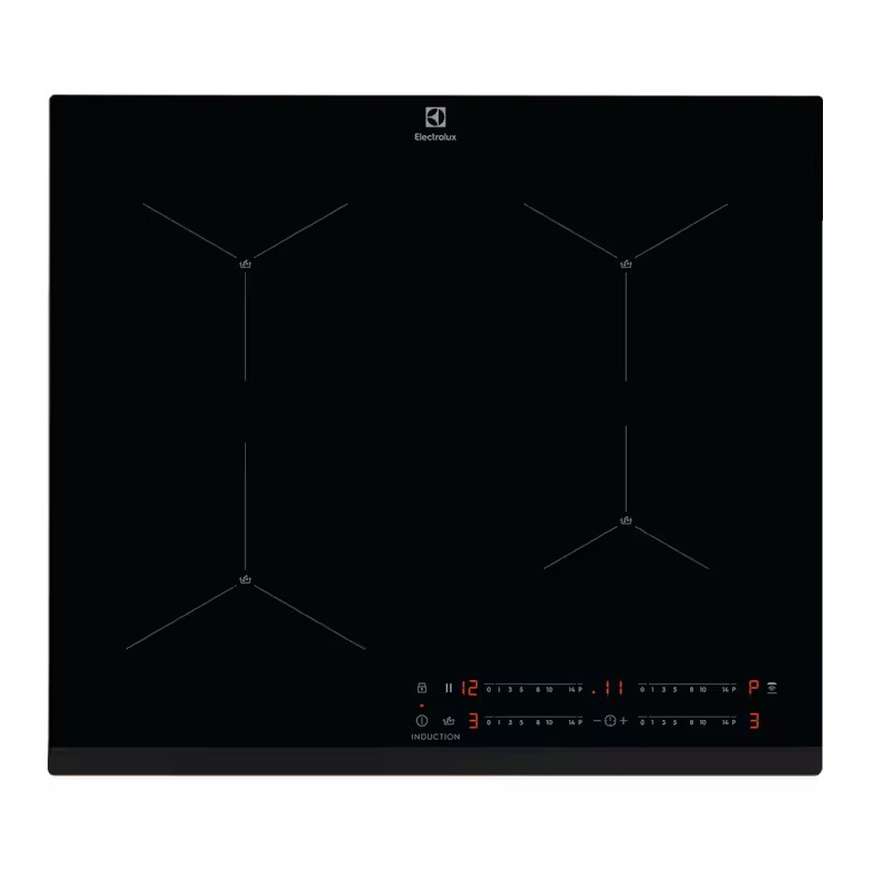 Electrolux EIS62443 fekete, beépíthető, indukciós, főzőzóna: 4, beépíthető méret: 56cm, főzőlap