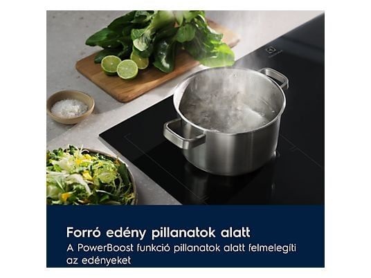 Electrolux EIS62453IT SenseBoil fekete, beépíthető, indukciós, főzőzóna:4, méret:60cm, főzőlap