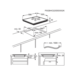 Electrolux EIT60433CT beépíthető indukciós főzőlap
