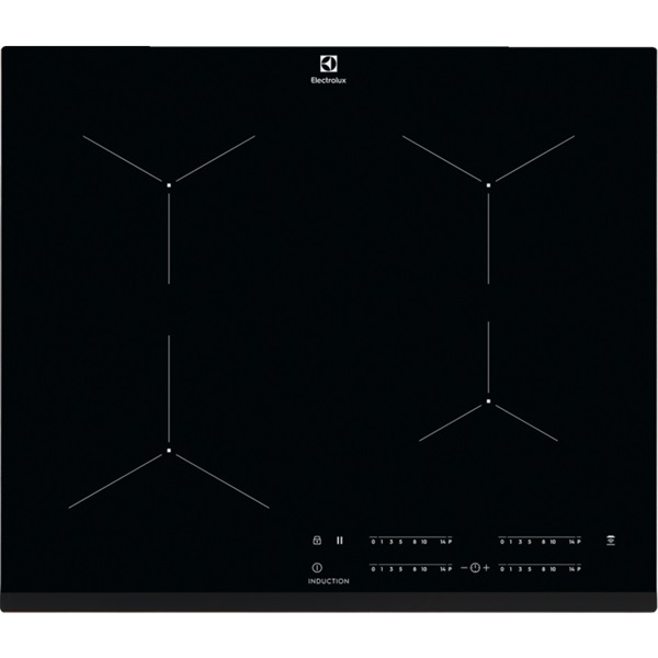 Electrolux EIT61443B fekete, beépíthető, indukciós, főzőzóna: 4, beépíthető méret: 56cm, főzőlap (Újszerű)