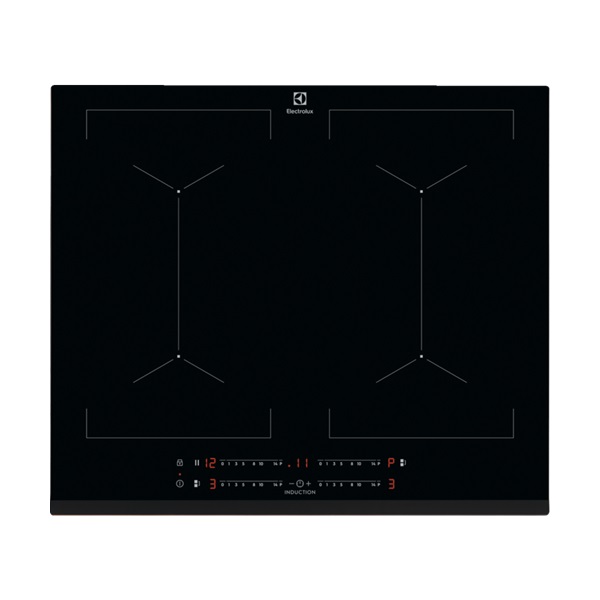 Electrolux EIV644 fekete, beépíthető, indukciós, főzőzóna: 4, beépíthető méret: 56cm, főzőlap (Újszerű)