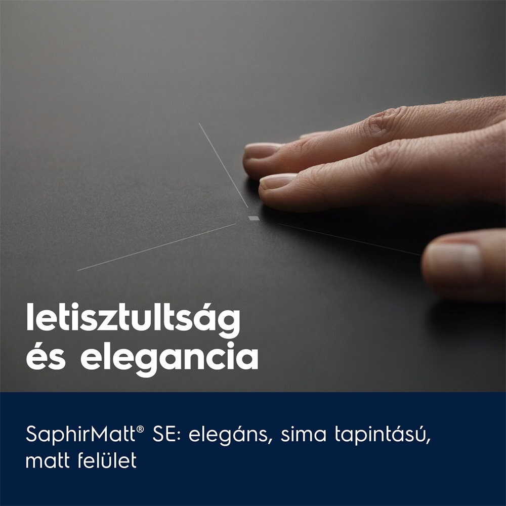 Electrolux EIV83443CT SaphirMatt® SE fekete, beépíthető, indukciós, főzőzóna: 4, beépíthető méret: 56cm, főzőlap