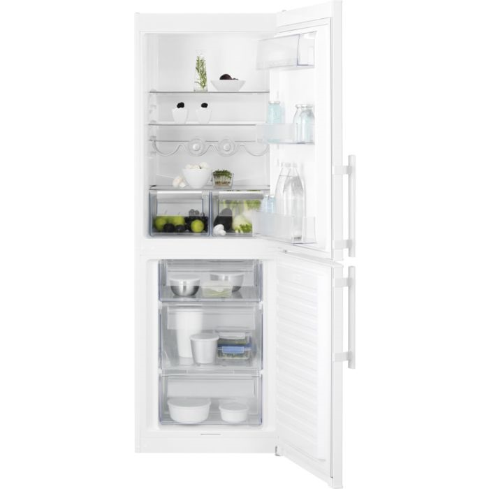 Electrolux ENB1LE30WL (K) fehér, alulfagyasztós, Hűtő:195L, Fagyasztó:110L, Low frost hűtőszekrény (Újracsomagolt)