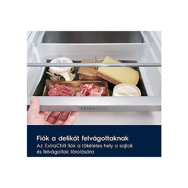 Electrolux ENT6MD18S3 beépíthető alulfagyasztós hűtőszekrény