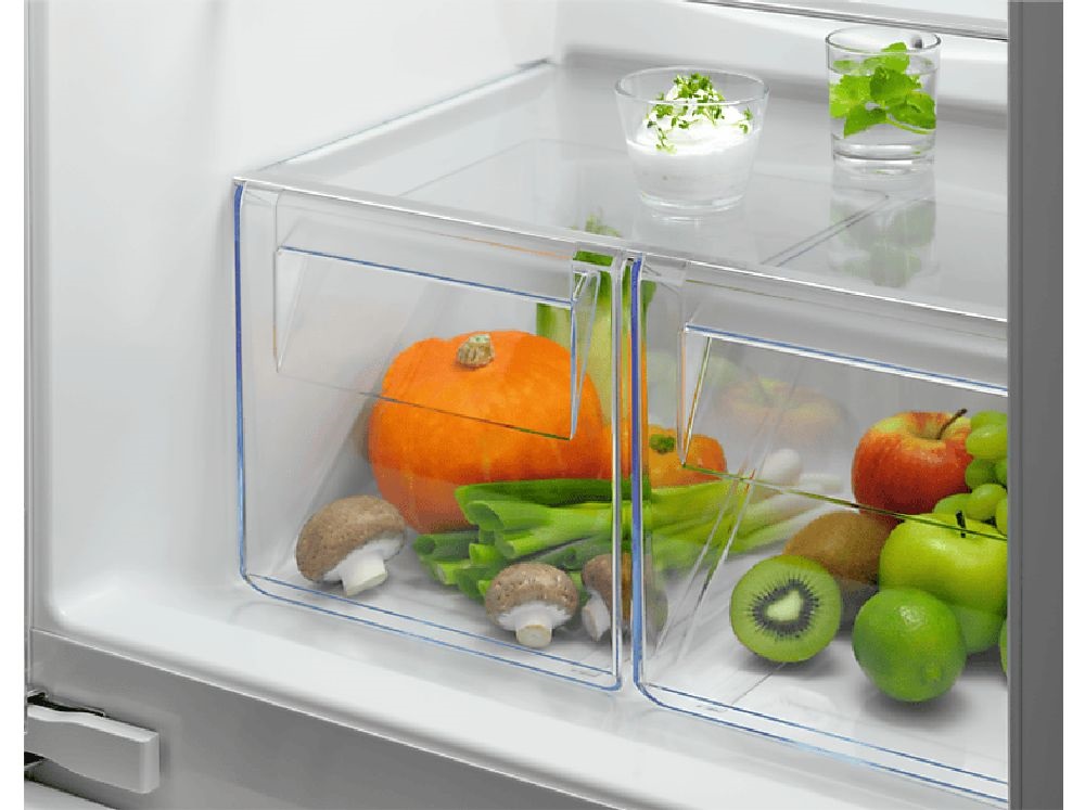 Electrolux ENT6NE18S alulfagyasztós, beépíthető, Hűtő:192L, Fagyasztó:61L, No frost hűtőszekrény