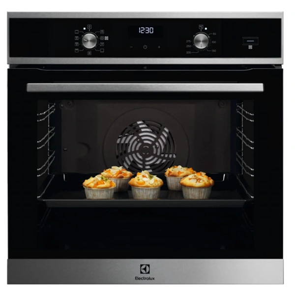 Electrolux EOD5C71X SteamBake fekete, beépíthető, sütőtér: 72L, grill, légkeverés, katalitikus, sütő (Újszerű)