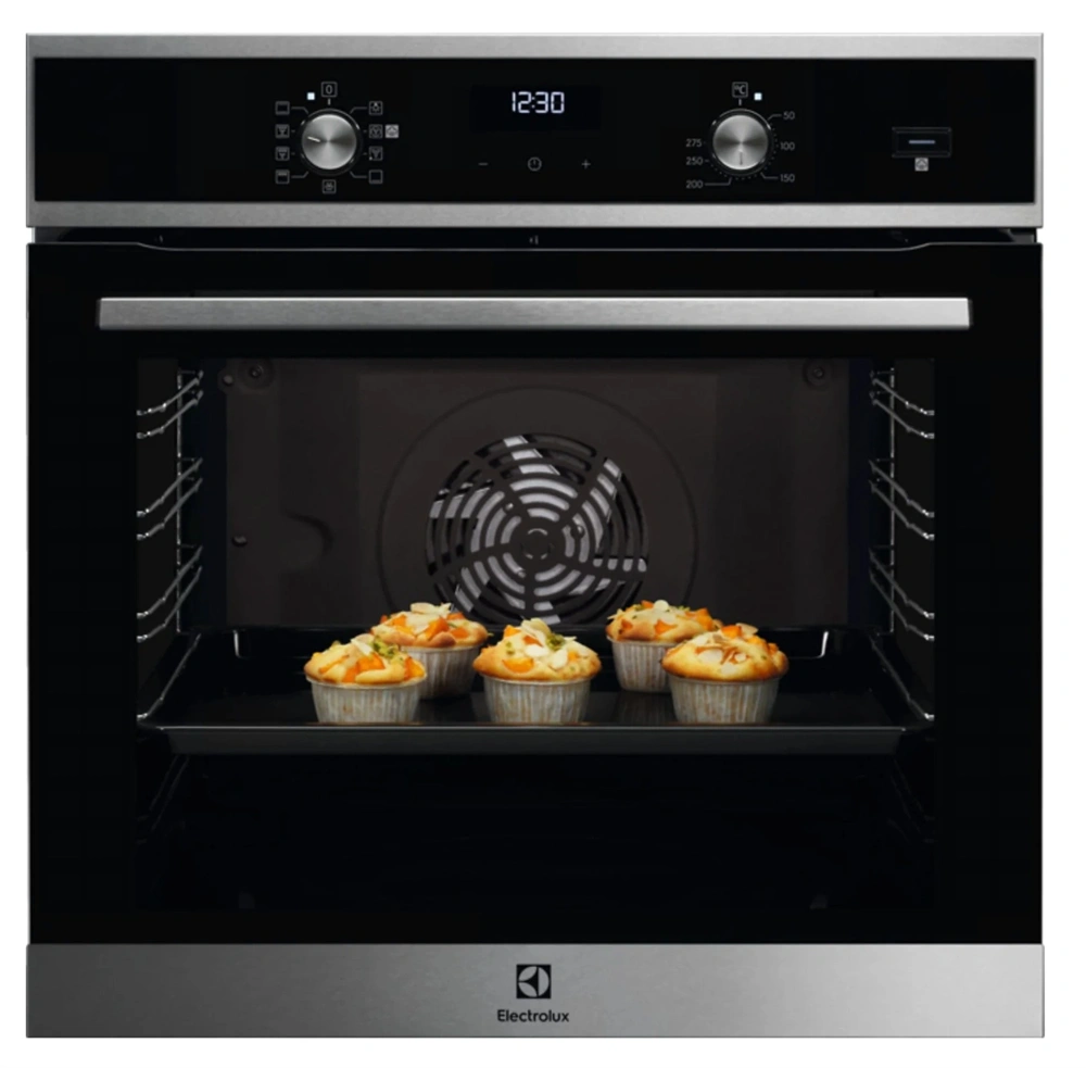 Electrolux EOD5C71X SteamBake fekete, beépíthető, sütőtér: 72L, grill, légkeverés, katalitikus, sütő (Újszerű)
