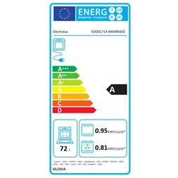 Electrolux EOD5C71X SteamBake fekete, beépíthető, sütőtér: 72L, grill, légkeverés, katalitikus, sütő (Újszerű)