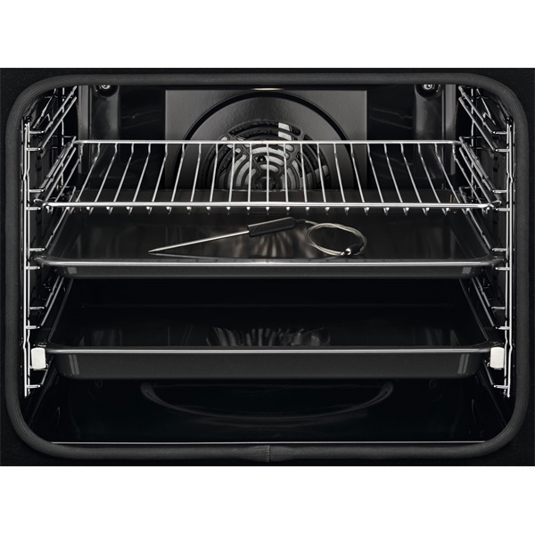 Electrolux EOD6P77WX SteamBake fekete-inox, beépíthető, sütőtér:72L, grill, légkeverés, priolitikus, sütő
