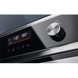 Electrolux EOD6P77WX SteamBake fekete-inox, beépíthető, sütőtér:72L, grill, légkeverés, priolitikus, sütő