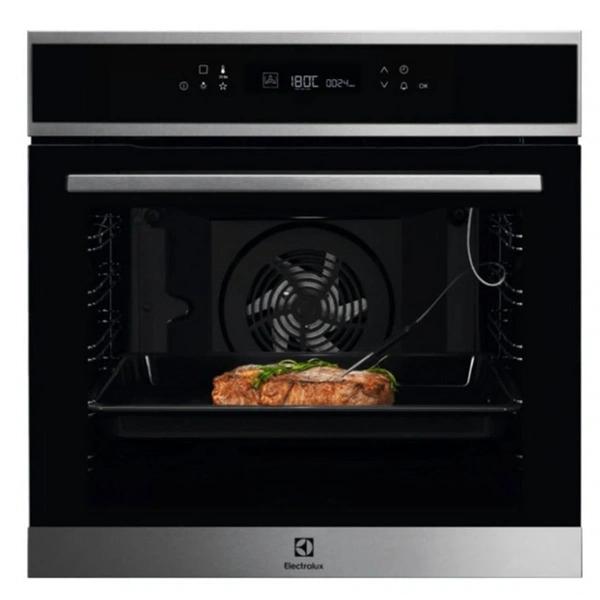 Electrolux EOE7P31X fekete, beépíthető, sütőtér: 72L, grill, légkeverés, pirolitikus, sütő (Újszerű)