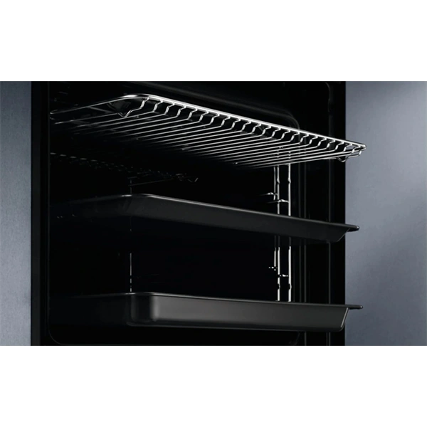 Electrolux EOE7P31X fekete, beépíthető, sütőtér: 72L, grill, légkeverés, pirolitikus, sütő (Újszerű)