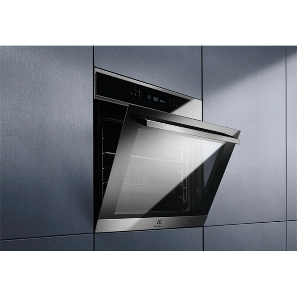 Electrolux EOE7P31X fekete, beépíthető, sütőtér: 72L, grill, légkeverés, pirolitikus, sütő (Újszerű)