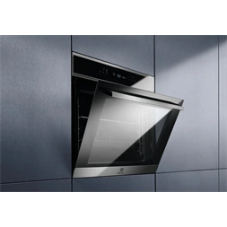 Electrolux EOE7P31X fekete, beépíthető, sütőtér: 72L, grill, légkeverés, pirolitikus, sütő (Újszerű)