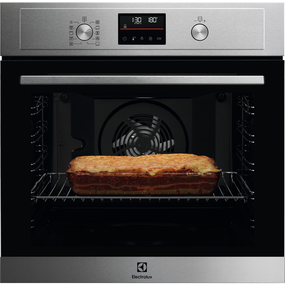 Electrolux EOF4P56X inox, beépíthető, sütőtér: 72L, grill, légkeverés, pirolitikus, sütő