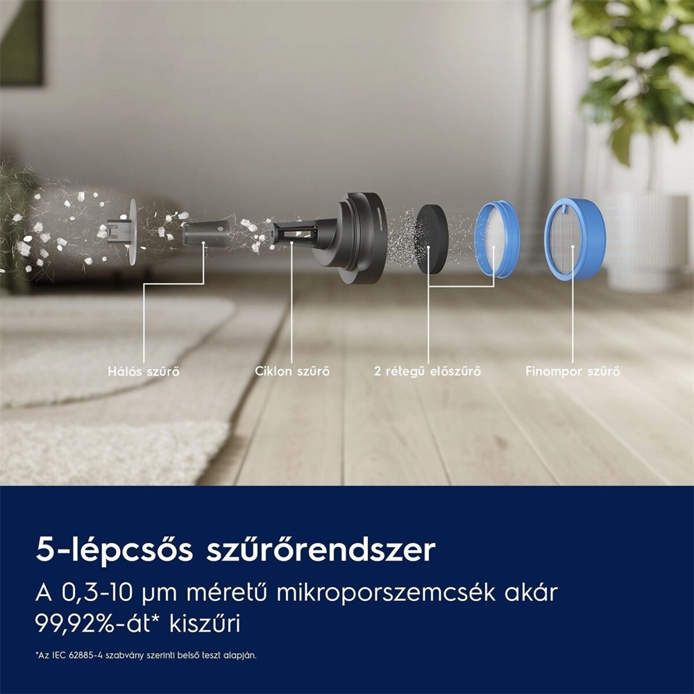 Electrolux EP61CB21WP Clean 600 vezeték nélküli álló porszívó