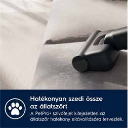 Electrolux EP71AB14UG Animal 700 vezeték nélküli álló porszívó gazdiknak