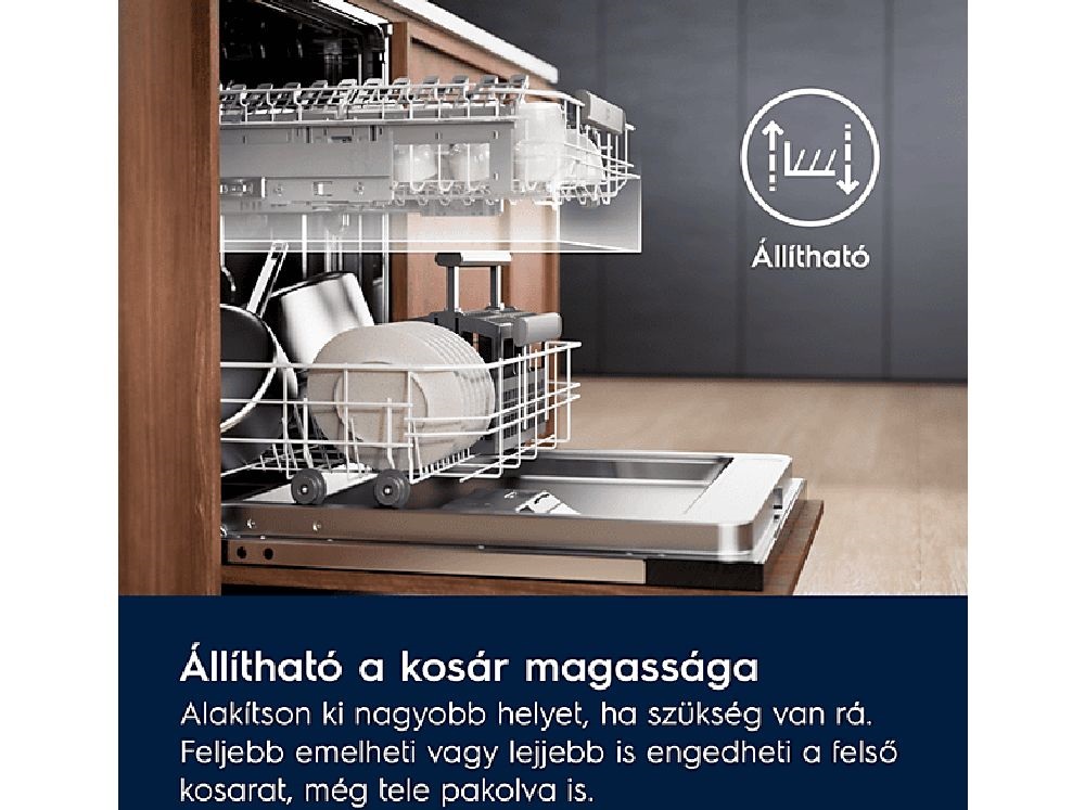 Electrolux ESG43310SX inox, programok száma: 8, keskeny szabadonálló, 10 terítékes mosogatógép 