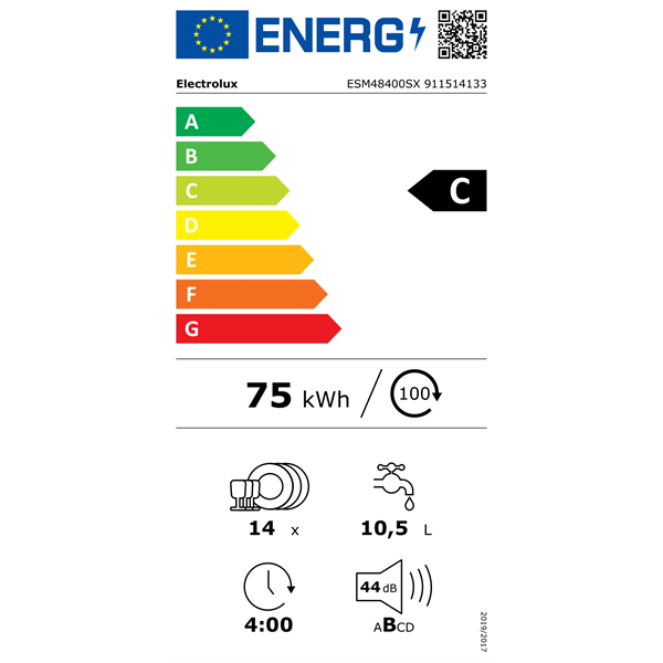 Electrolux ESM48400SX 14 terítékes mosogatógép