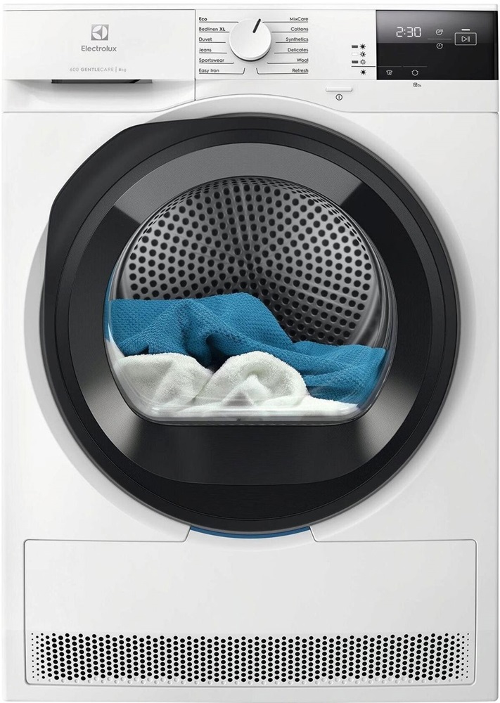 Electrolux EW6D285Y GentleCare fehér, 8kg, hőszivattyús szárítógép