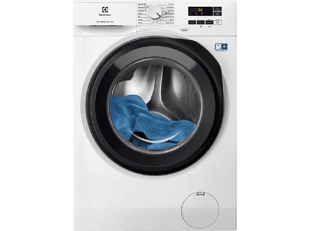 Electrolux EW6F1482E fehér, elöltöltős, max.1400ford., 8 kg, mosógép