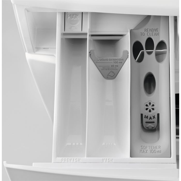 Electrolux EW6F429B fehér, elöltöltős, max.1200ford., 9 kg, mosógép