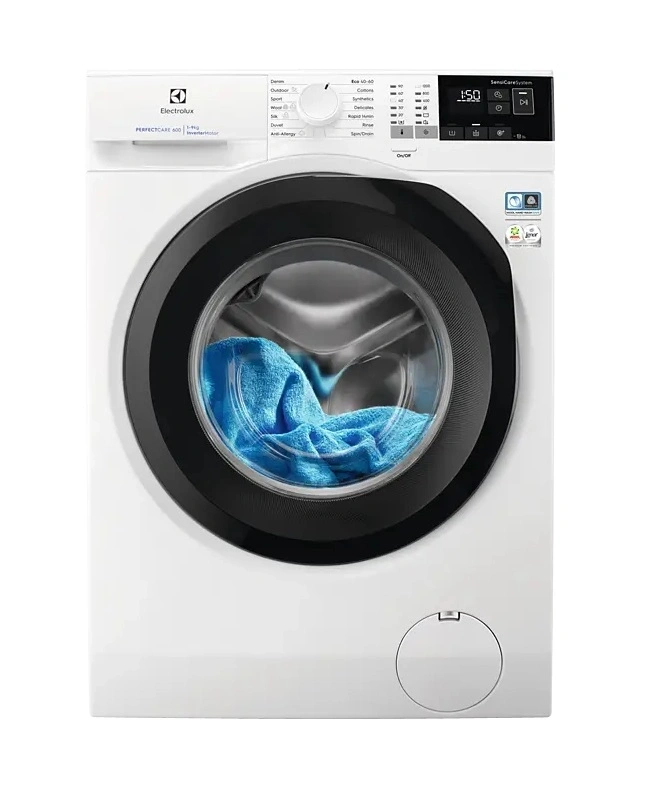 Electrolux EW6F429B fehér, elöltöltős, max.1200ford., 9 kg, mosógép