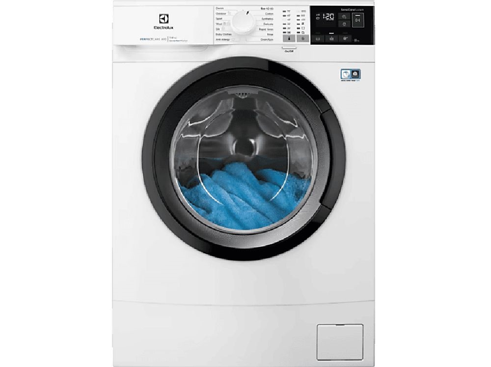 Electrolux EW6SM426BE fehér, elöltöltős, keskeny, max.1200ford., 6 kg, mosógép