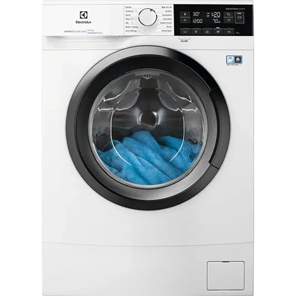 Electrolux EW6SN327SI fehér, elöltöltős, keskeny, max.1200ford., 7 kg, mosógép (Újszerű)