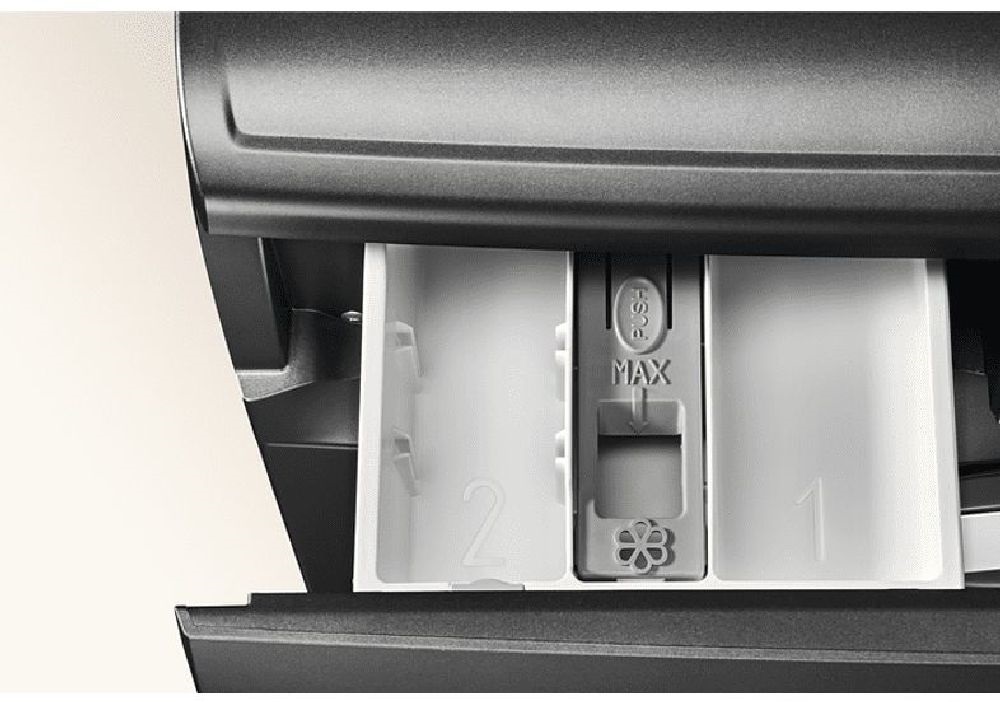 Electrolux EW6SN406BXI sötétszürke, elöltöltős, max.951ford., 6 kg, mosógép