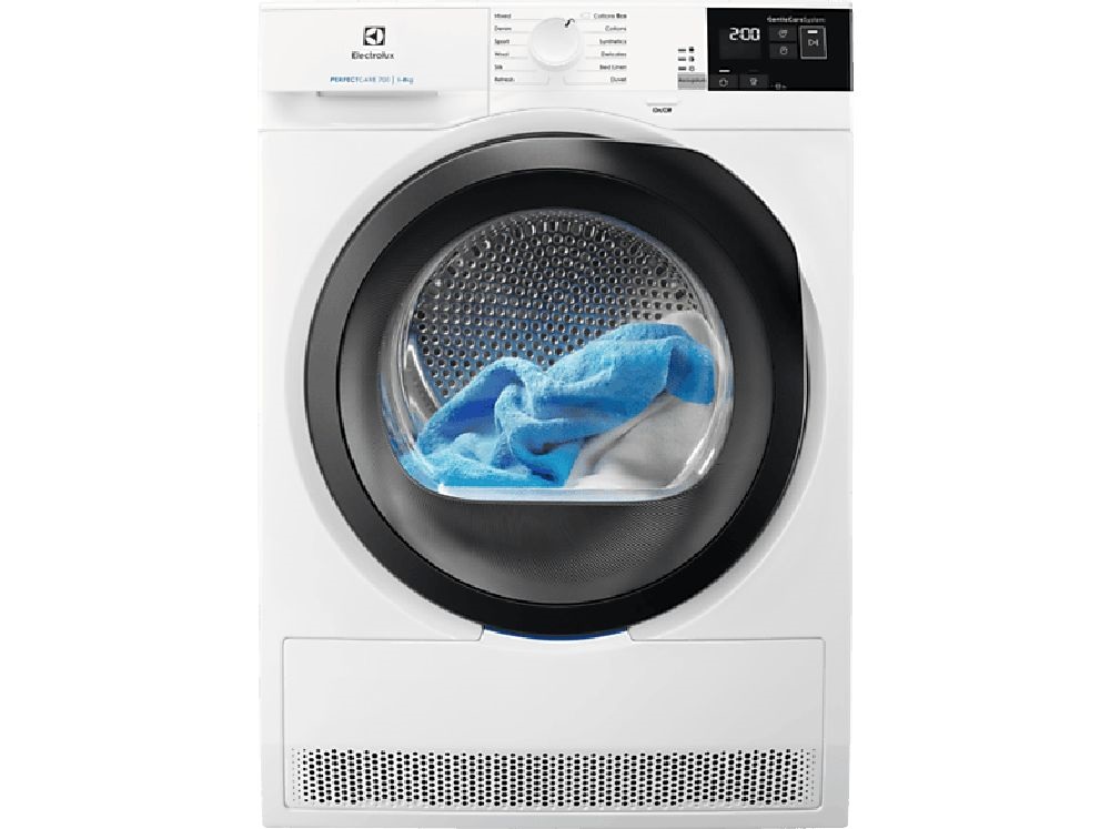 Electrolux EW7H458B fehér, 8 kg, hőszivattyús, szárítógép