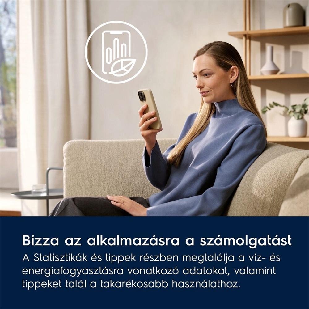 Electrolux EW7W5697QE SteamCare fehér, elöltöltős, max.1600ford., 9 kg/5 kg, mosó-szárítógép