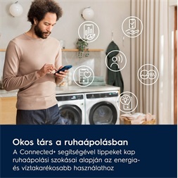 Electrolux EW7W5697QE SteamCare fehér, elöltöltős, max.1600ford., 9 kg/5 kg, mosó-szárítógép