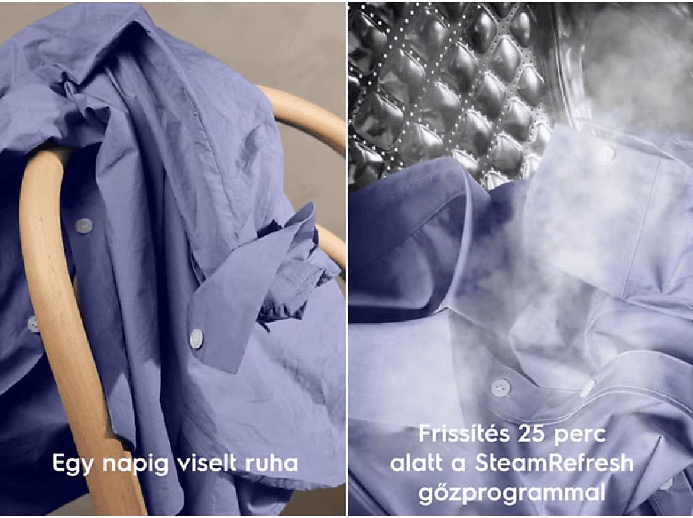 Electrolux EW7W5697QE SteamCare fehér, elöltöltős, max.1600ford., 9 kg/5 kg, mosó-szárítógép