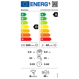 Electrolux EW7W5697QE SteamCare mosó-szárítógép