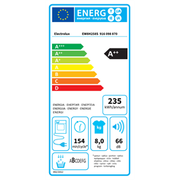 Electrolux EW8H258S 8 kg hőszivattyús szárítógép