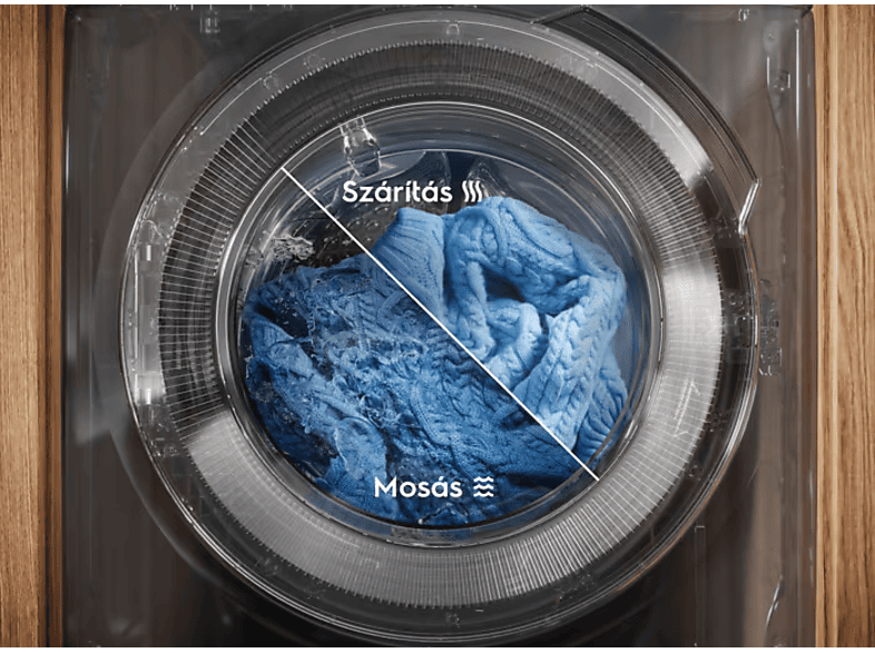 Electrolux EW8W4402QE fehér, elöltöltős, max.1400ford., 11 kg/7 kg, mosó-szárítógép