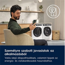 Electrolux EW8W4402QE fehér, elöltöltős, max.1400ford., 11 kg/7 kg, mosó-szárítógép