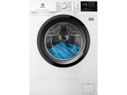Electrolux EWS6427BE fehér, elöltöltős, keskeny, max.1200ford, 7kg, mosógép