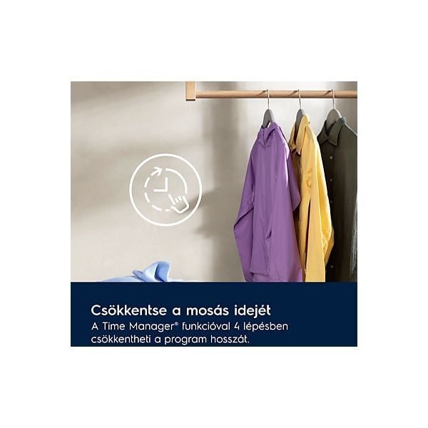 Electrolux EWS6427BE fehér, elöltöltős, keskeny, max.1200ford, 7kg, mosógép